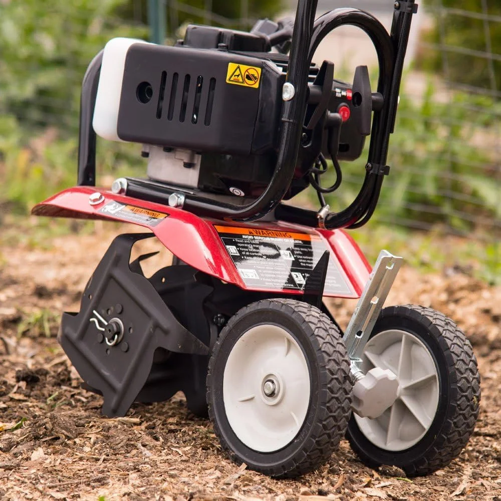 SCV43 Cultivator With 43Cc, 2 Cycle, Full Crankshaft Engine