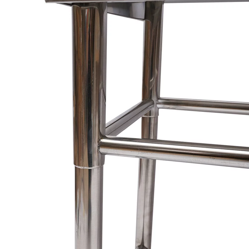 Commercial Stainless Steel Sink Bowl Kitchen Catering Prep Table +1 Compartment