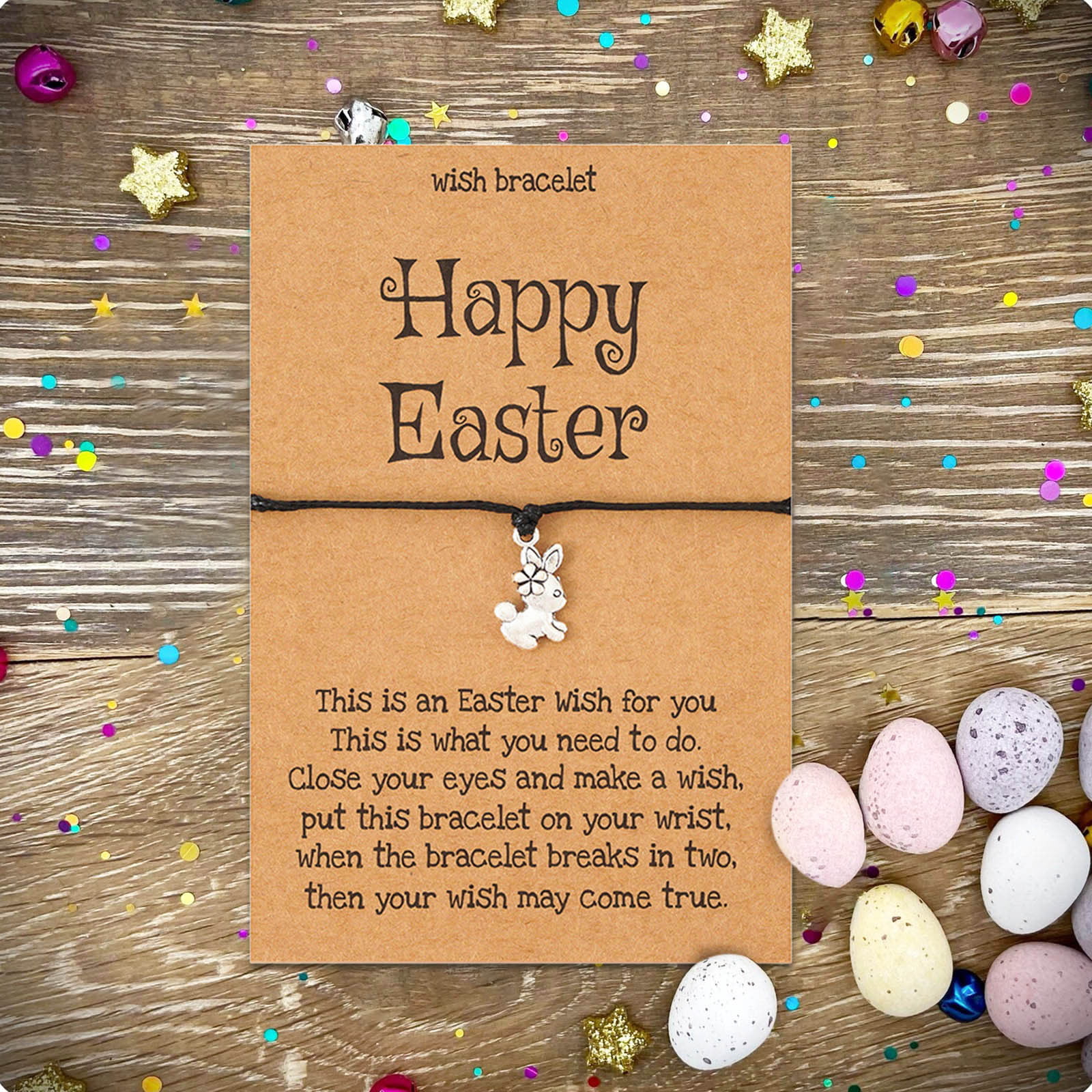 BOLUOYI Boho Jewelry Sets for Women Trendy Graduation Gifts for Her Easter Day Bracelets for Kids Adult, Bracelets for Women Child Happy Easter Day Gifts Rabbit Bracelets