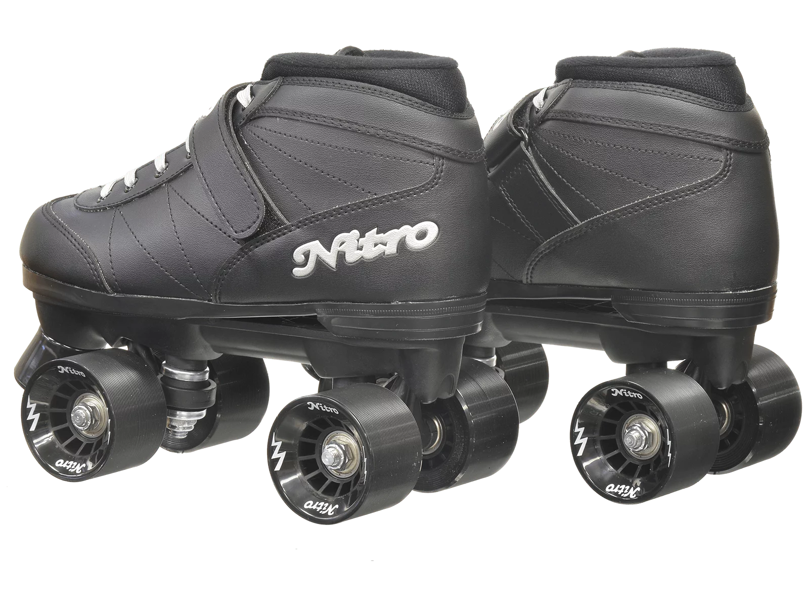 Epic Youth Super Nitro Black Quad Speed Skates Package
