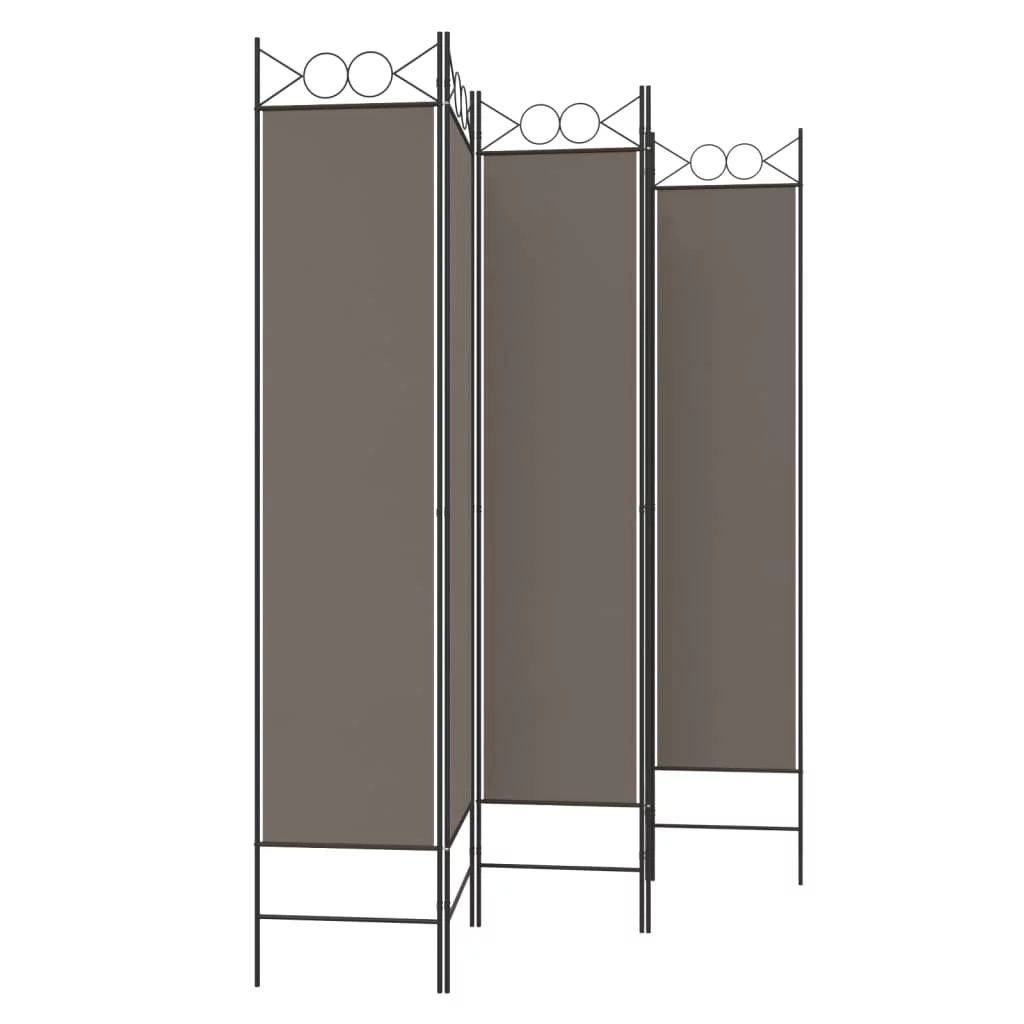 Anself 5-Panel Room Divider Anthracite 78.7