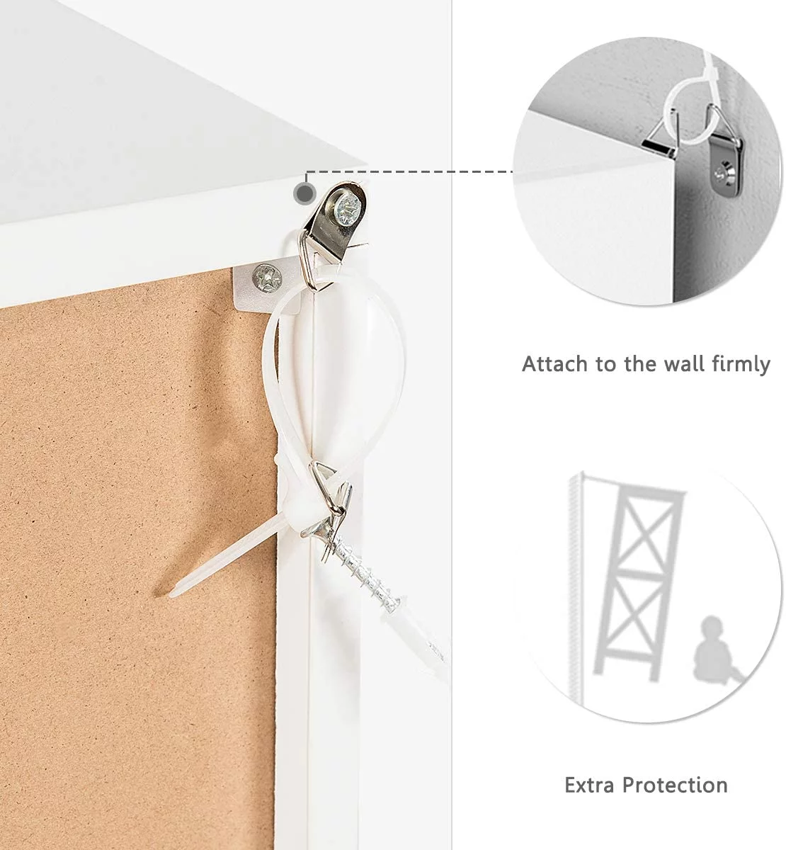 9-Cube Storage Organizer, Storage Cabinet with 4 Open Cubes and 5 Cabinets, Free Standing Wooden Cubby Bookcase, Compartment Units for Home Office, 3-Tier Bookshelf for Books, Toys