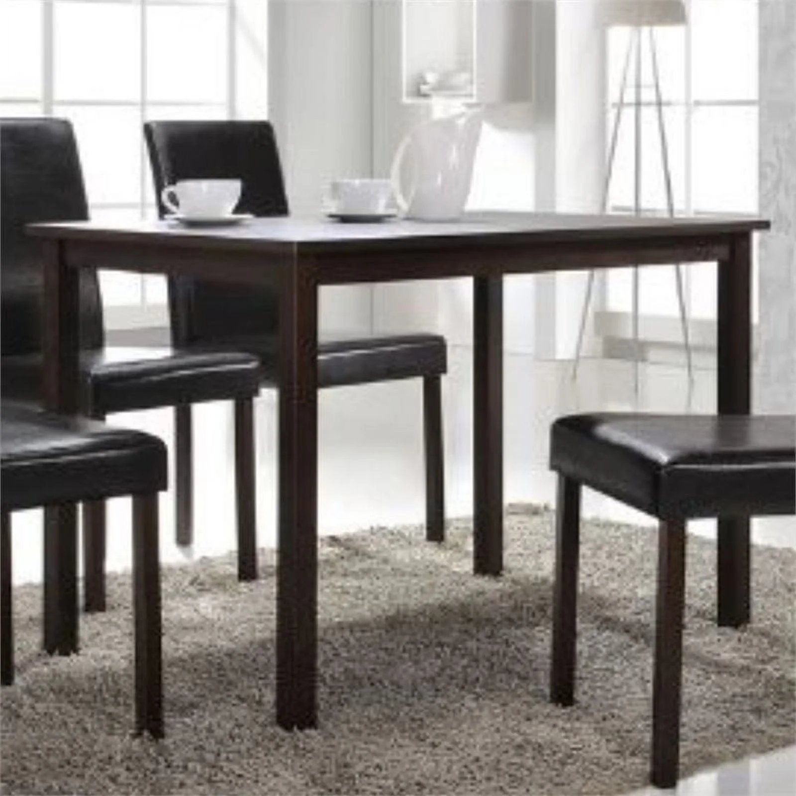 Pemberly Row Dining Table in Dark Brown