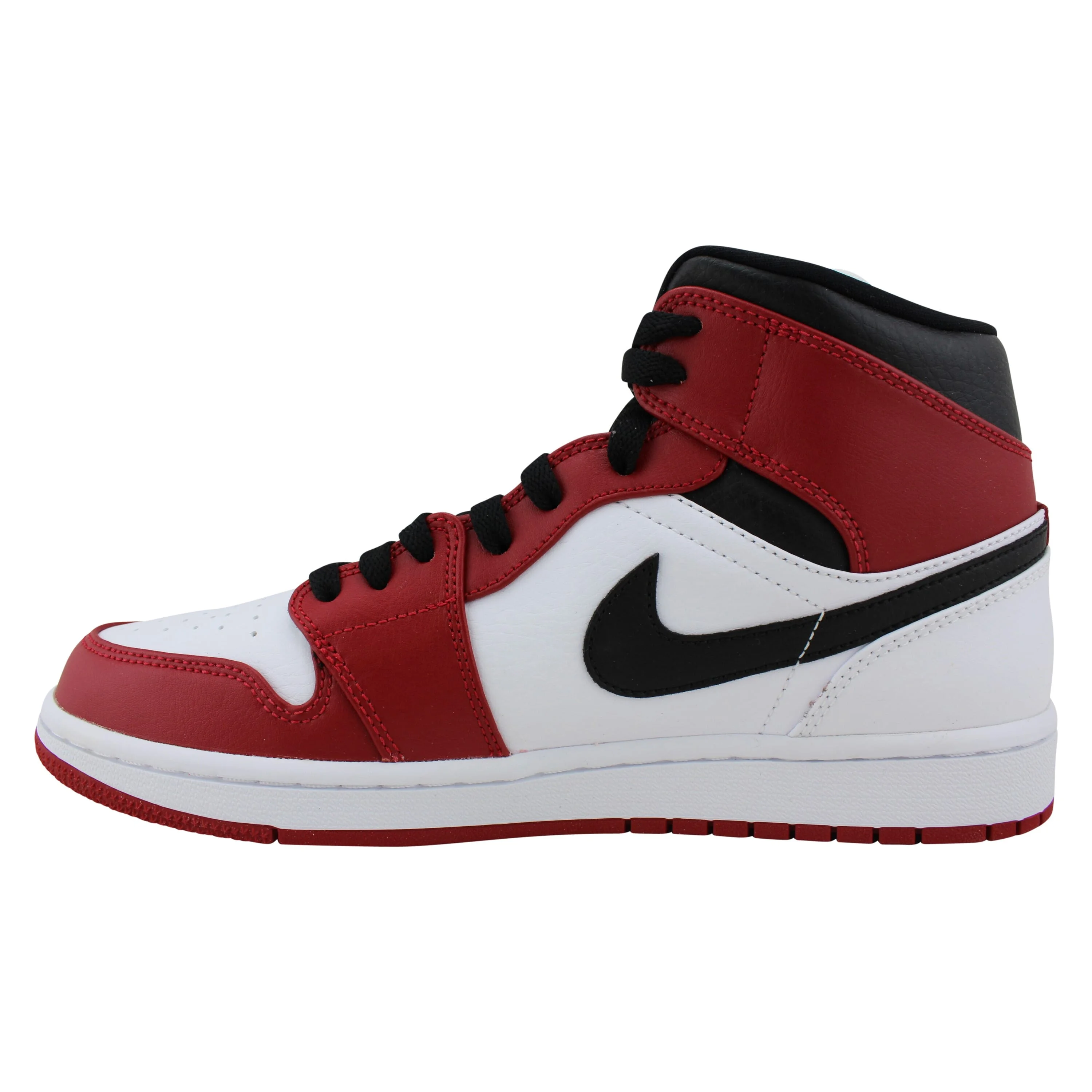 (Men's) Air Jordan 1 Mid 'Chicago White Heel' (2020) 554724-173