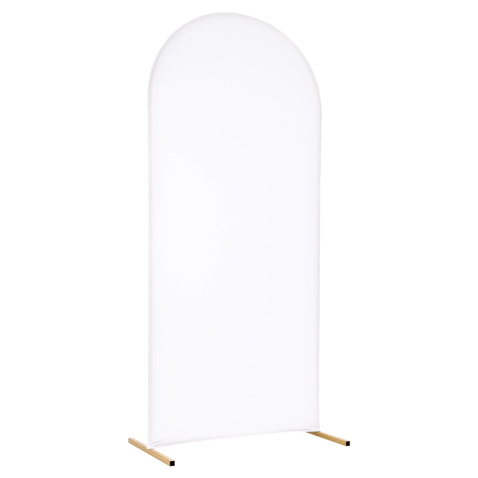 Wedding Arch Backdrop Stand 6ft Gold White Metal Arch Backdrop Stand 180*80 cm