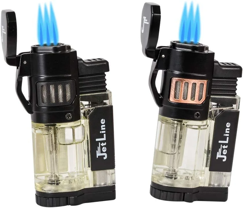 JetLine Diego Triple Torch Lighter - 2 Pack - Random Color