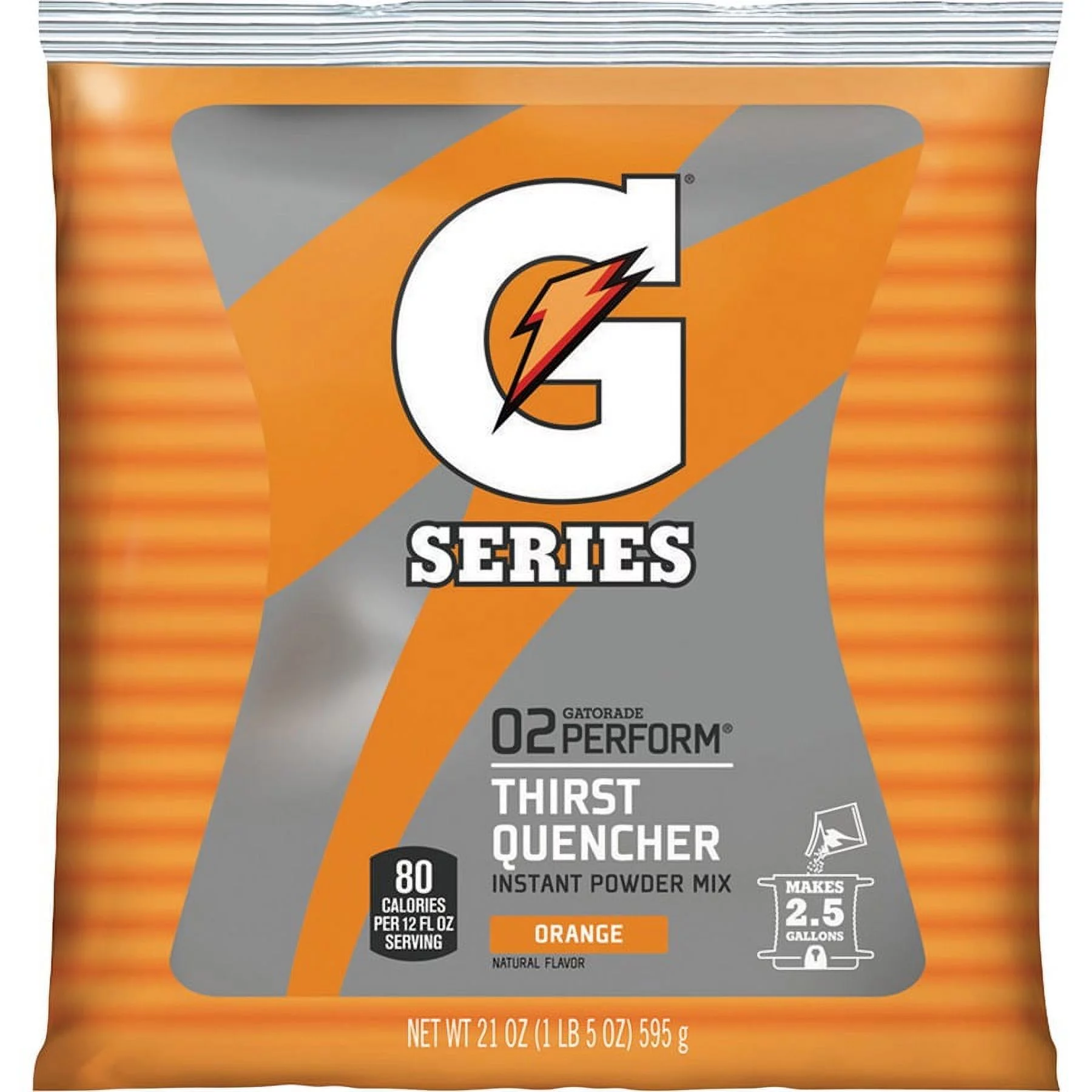 Gatorade Thirst Quencher Powder Mix - Powder - 1.31 lb - 2.50 gal Maximum Yield - 1 / Pack | Bundle of 5 Packs