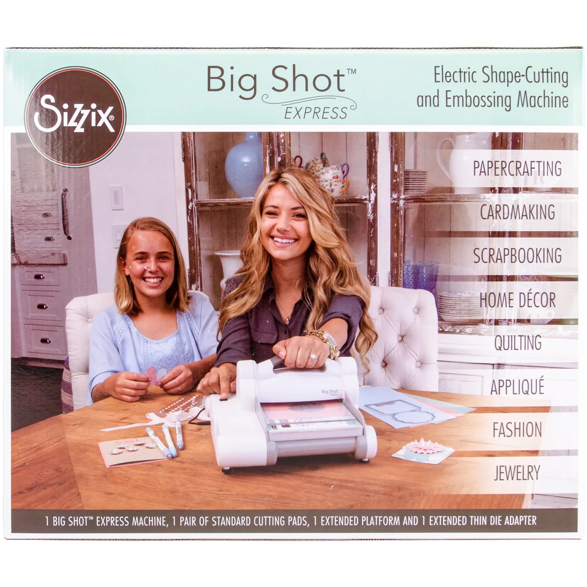 Sizzix Big Shot Express Machine (US Version)-White W/Gray