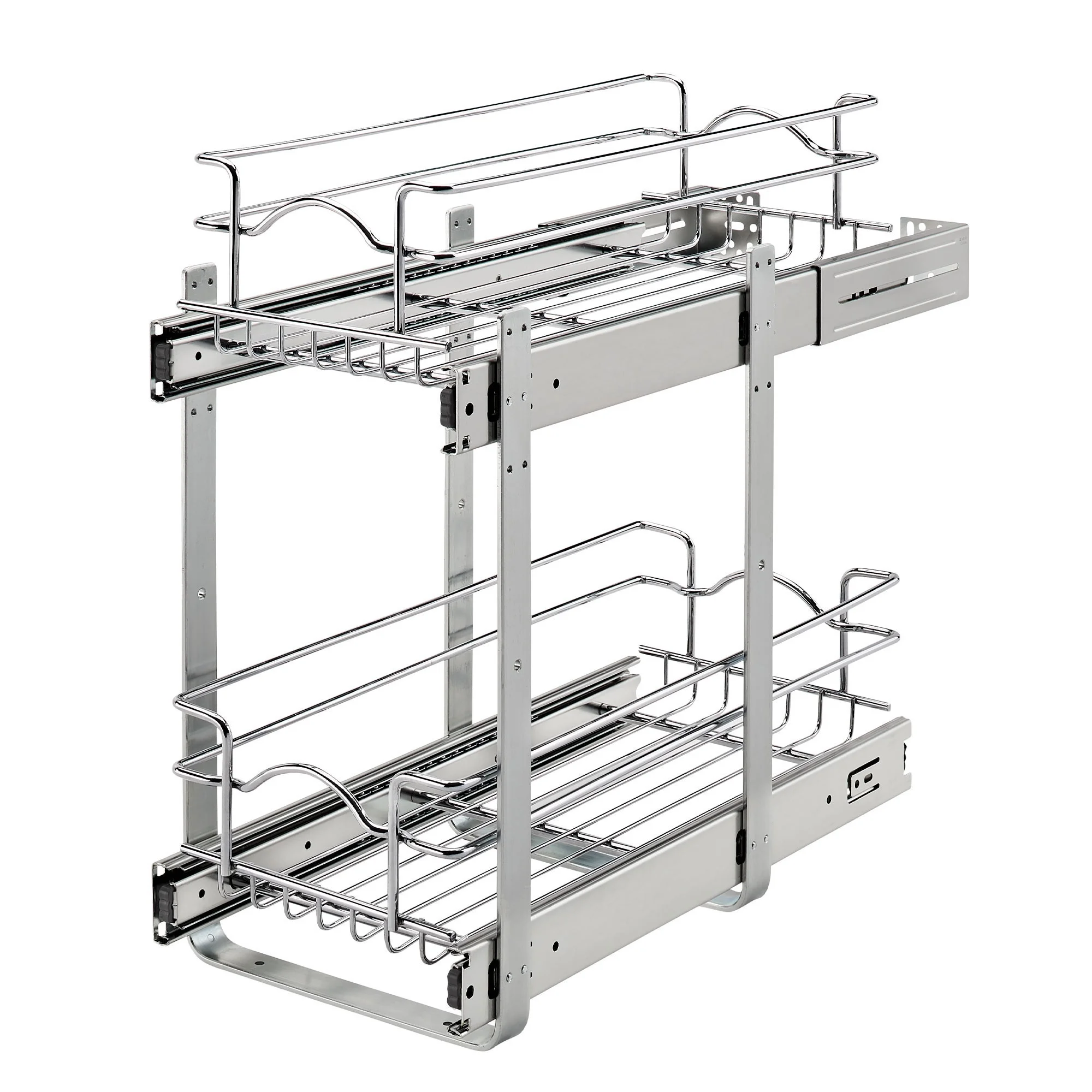 Rev-A-Shelf 5WB2-0918CR-1 2 Tier Wire Pull Out Cabinet (2 Pack)