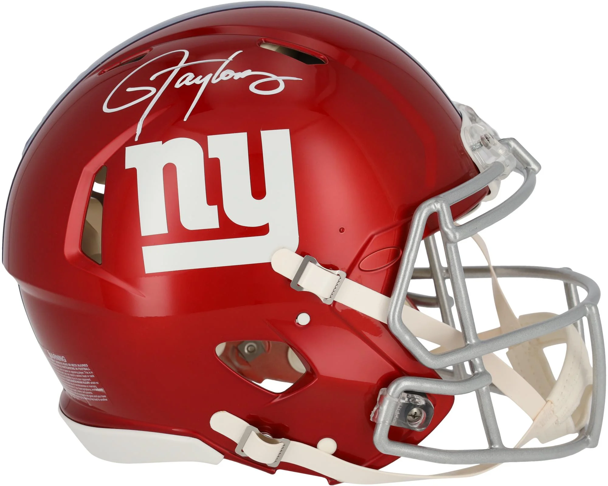 Lawrence Taylor New York Giants Autographed Riddell Flash Speed Authentic Helmet - Fanatics Authentic Certified