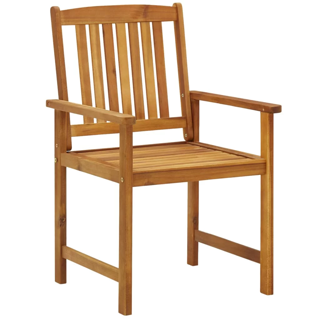 OWSOO 7 Piece Patio Dining Set Solid Wood Acacia