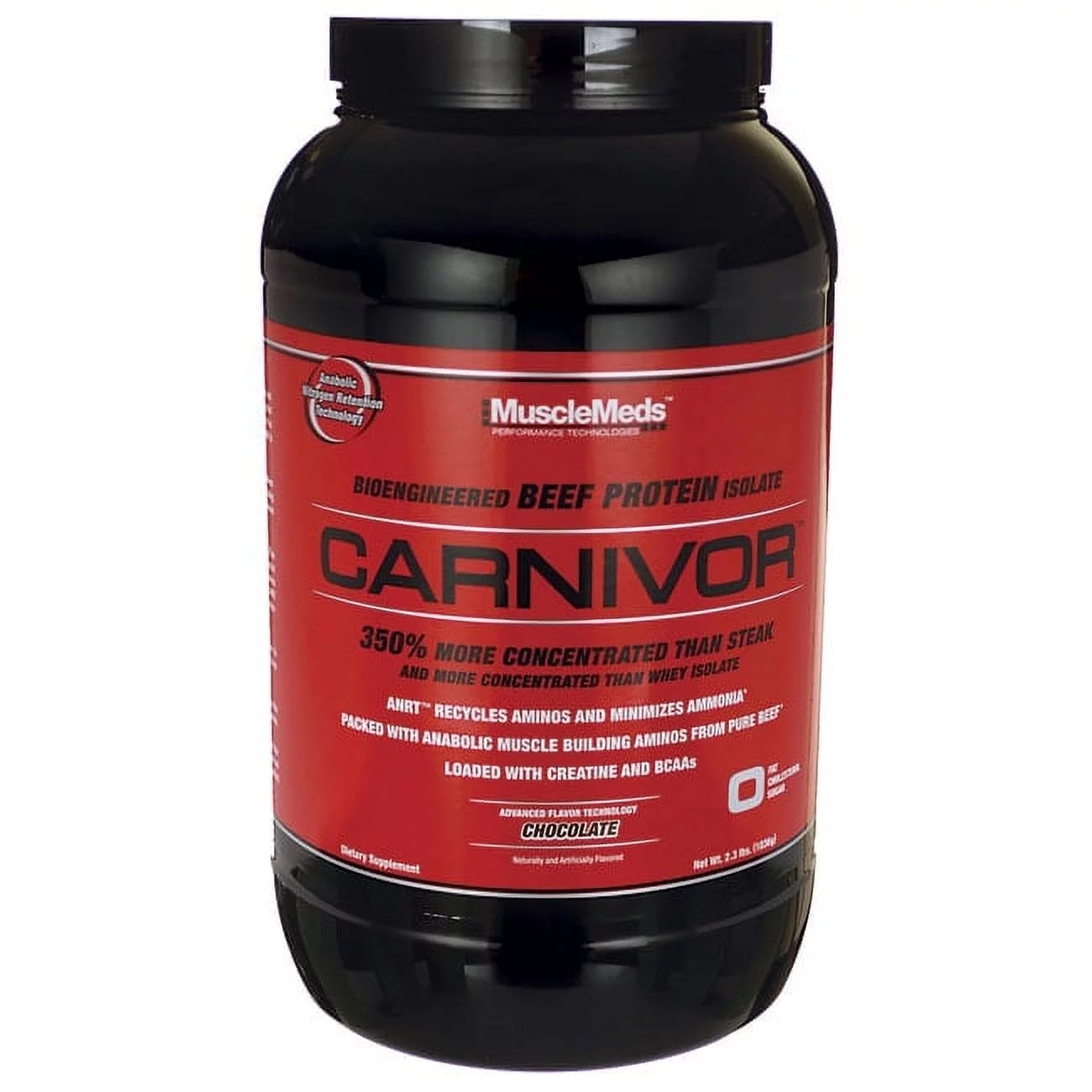 MuscleMeds Carnivor Beef Protein Isolate Chocolate 2.3 lbs Pwdr