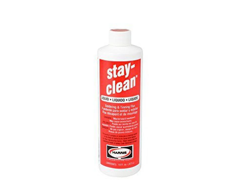 Harris Product Group Stay-Clean Liquid Soldering Flux, Flip Top Dispenser, 4-oz., - 1 EA (348-SCLF4)