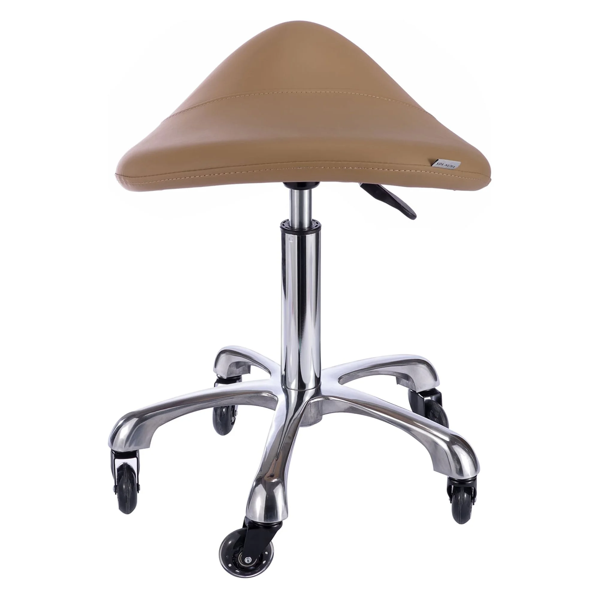Spa Numa SADDLE Stool with Metal Base - 1010A - Sand