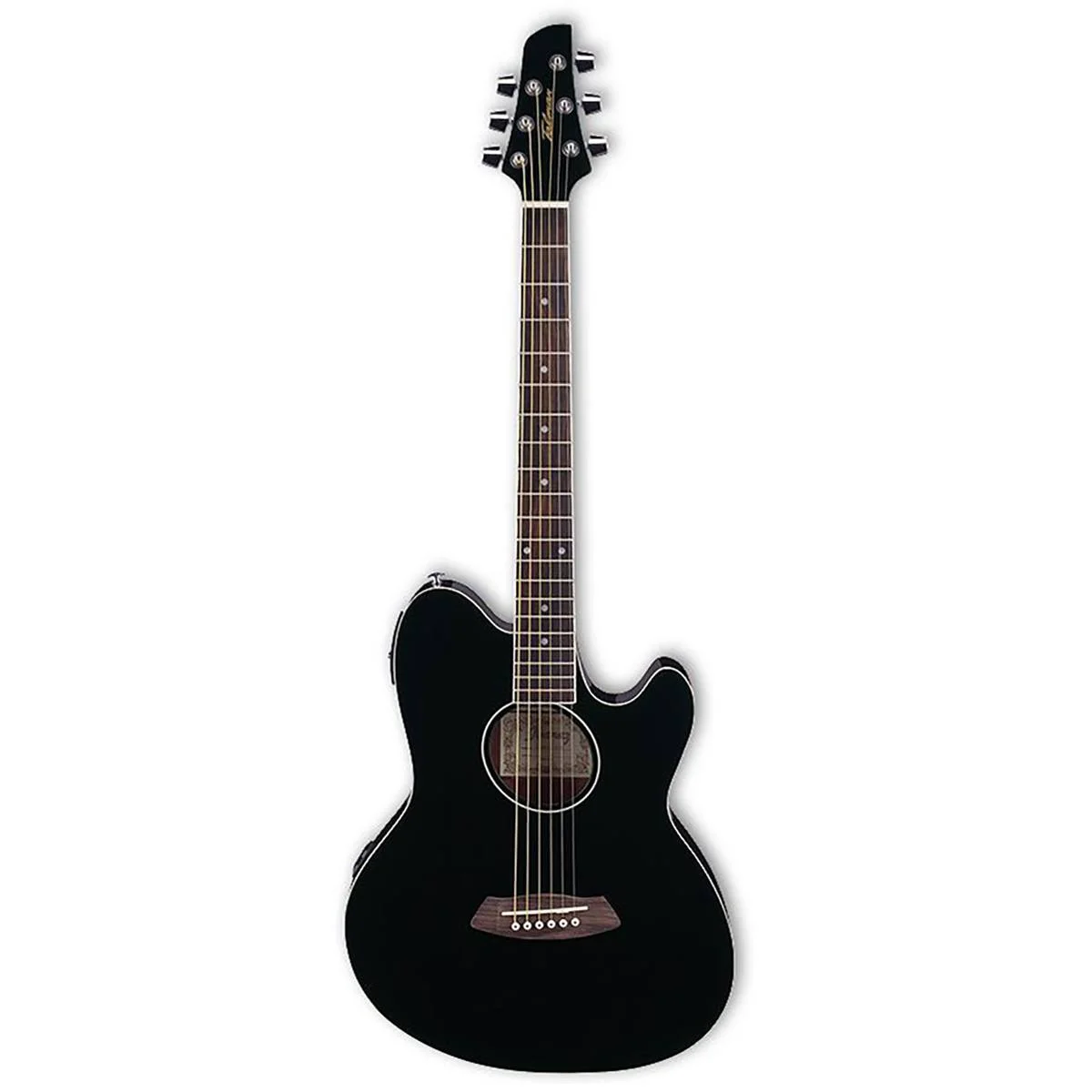 Ibanez TCY10E Acoustic Electric Guitar, Black