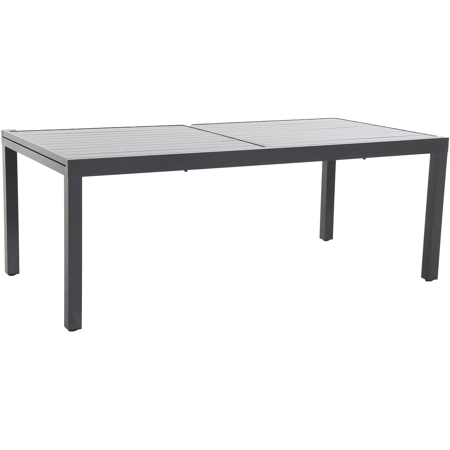 Hanover Naples 7-Piece Outdoor Dining Set w/ 6 Padded Sling Chairs in Gray and 40