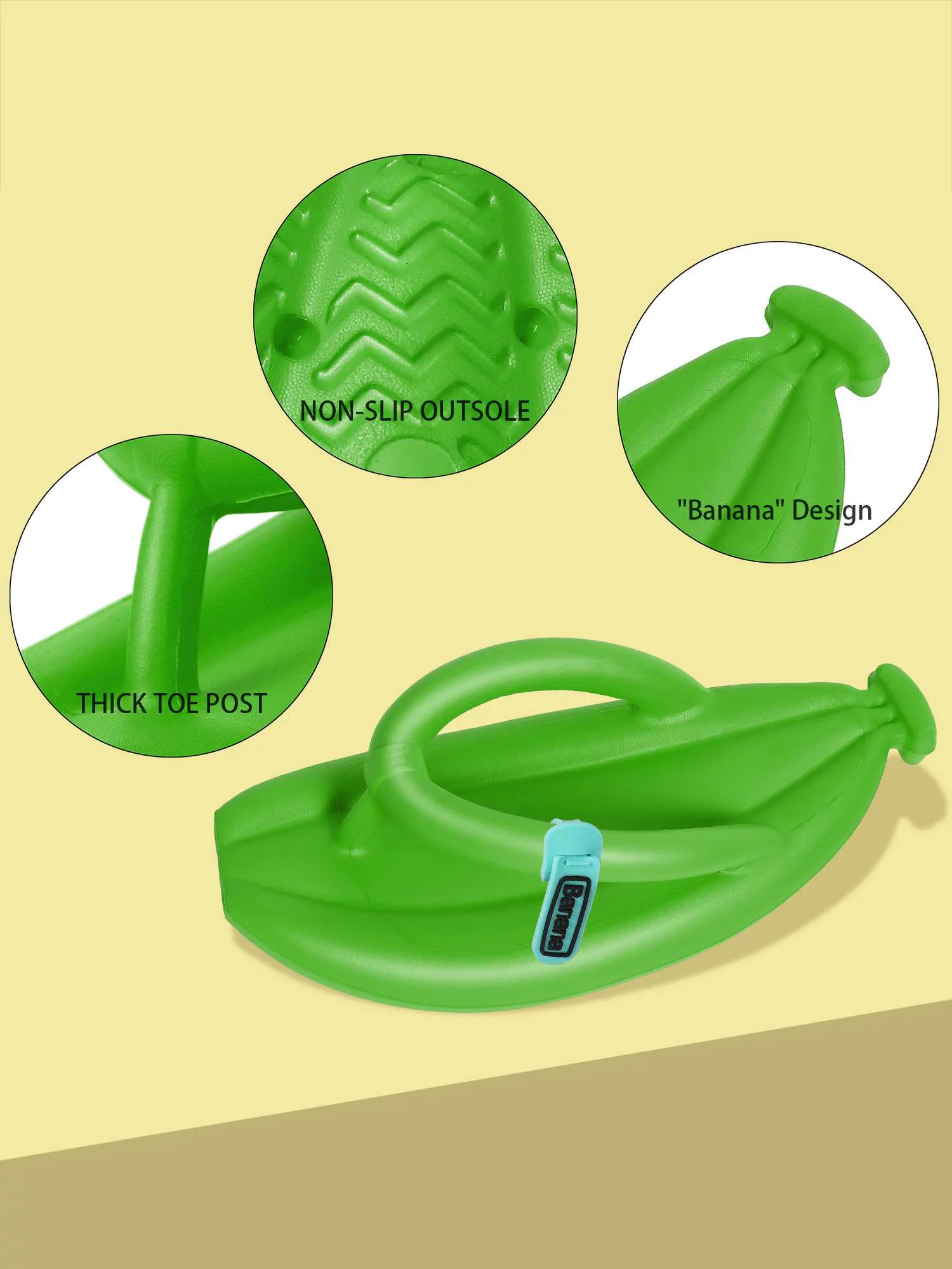 Gustave Anti Slip Flip Flops House Shower Slippers Open Toe Cloud Slides Quick Drying Comfy Banana Sandal for Women Men Beach Bath Slipper 