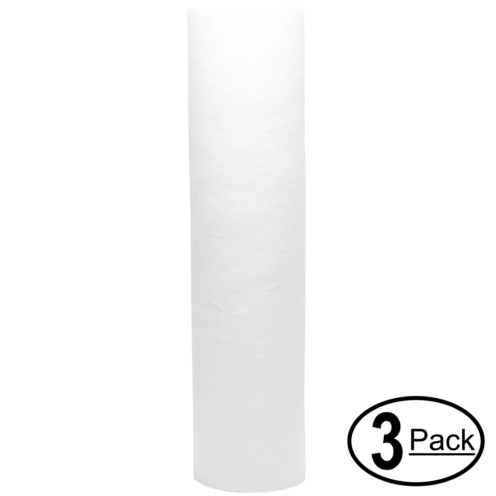 3-Pack Replacement for MaxWater 102086 Polypropylene Sediment Filter - Universal 10-inch 5-Micron Cartridge for MaxWater 2 stage10