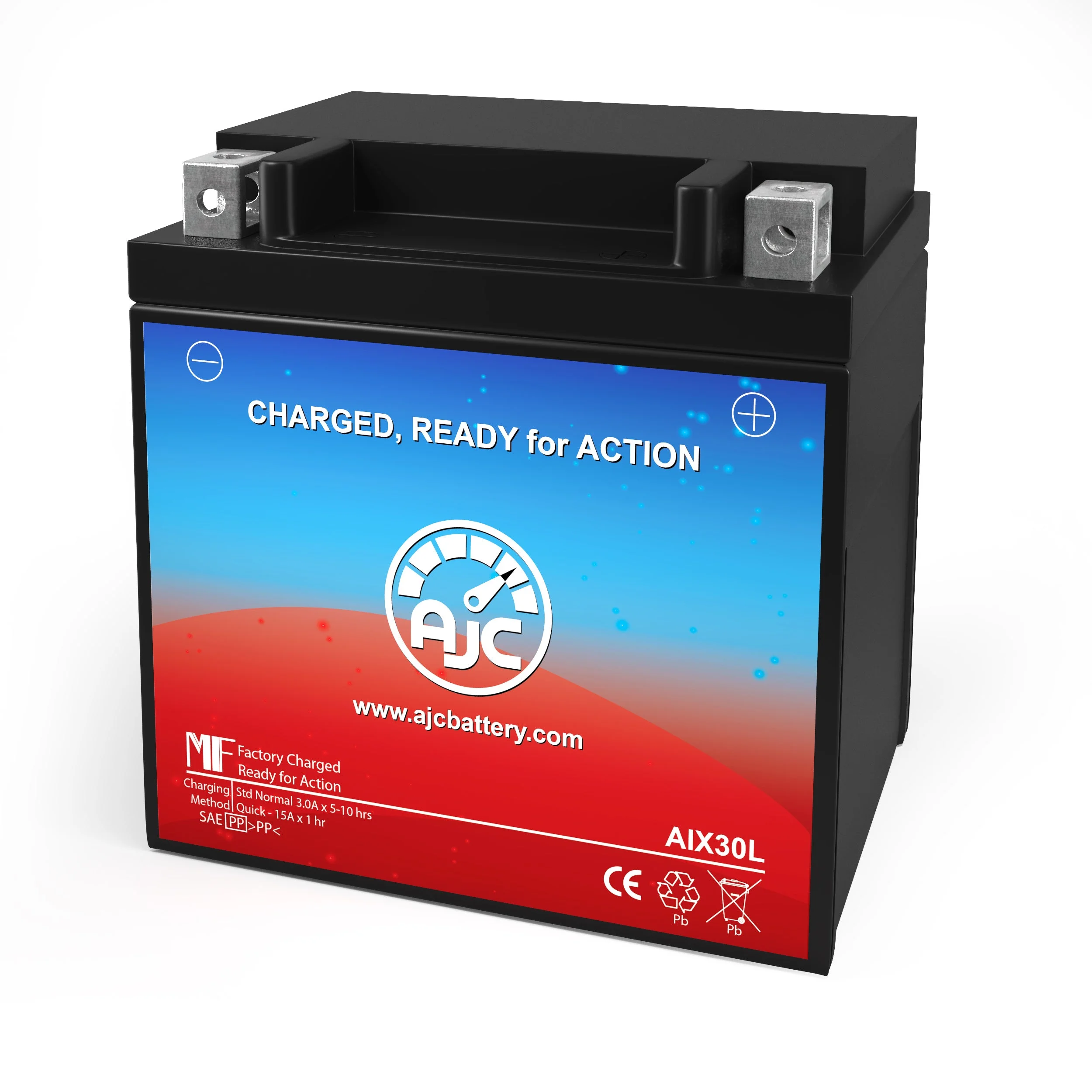 Polaris Frontier Touring 784CC 12V Snowmobile Replacement Battery (2003-2005) - This Is an AJC Brand Replacement