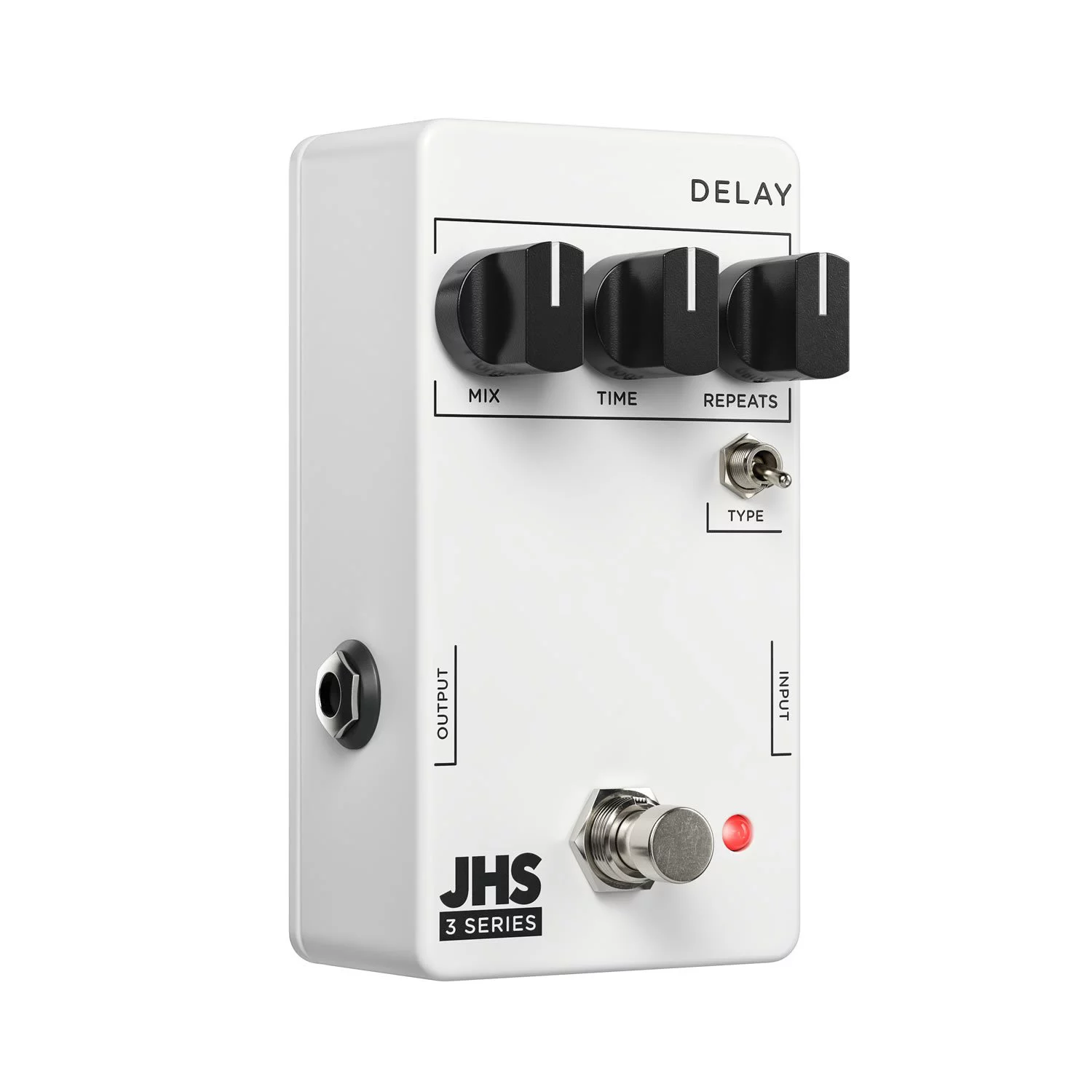 JHS Pedals 3 Series Delay Effects Pedal White