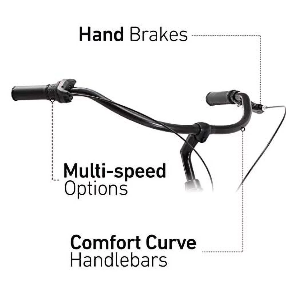 sixthreezero Around The Block Women's 3-Speed Beach Cruiser Bicycle, 26