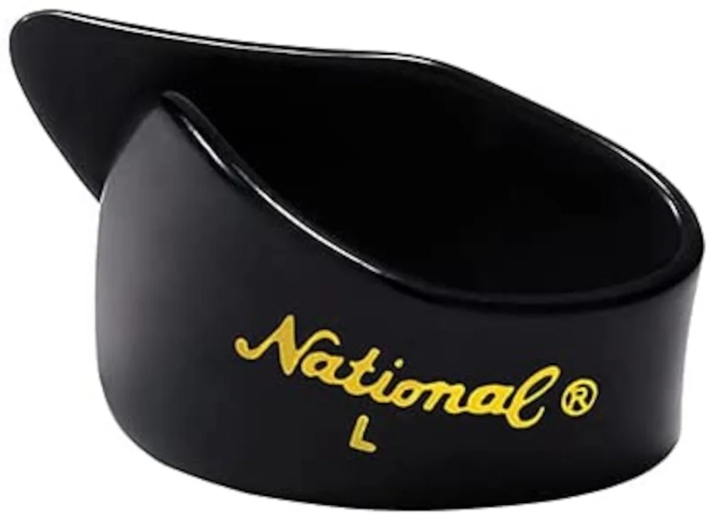 D'Addario National Thumb Pick, Large Black Celluloid 12-Pack