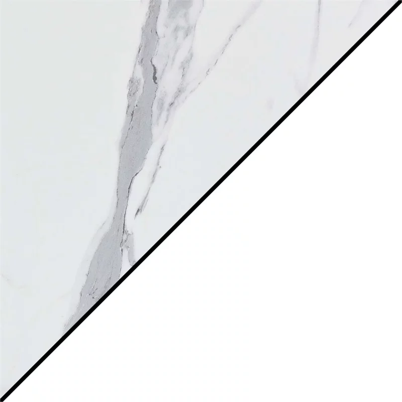 Pemberly Row Modern Deluxe Console Table with Shelf in White Wood Finish