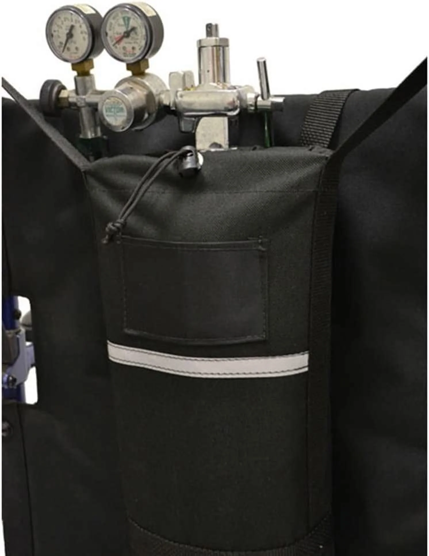 Diestco E Tank Holder For Scooter/Powerchair | CHAIR OPTIONS Style: For Scoot/PC With Push Handles