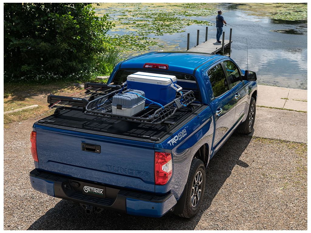 Retrax by RealTruck RetraxONE XR Retractable Truck Bed Tonneau Cover | T-60842 | Compatible with 2007 - 2021 Toyota Tundra Regular & Double Cab w/ Deck Rail System 6' 7