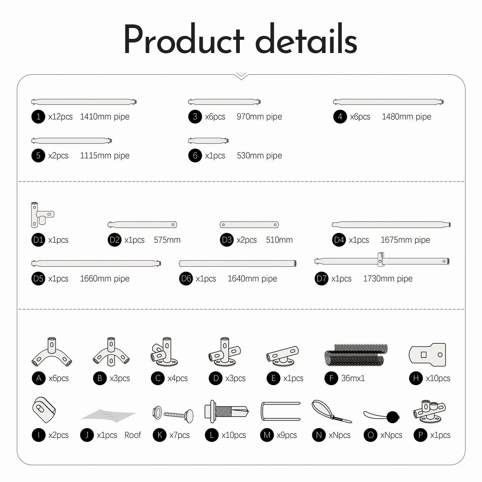 Large Walk in Chicken Run Coop Hen House Enclosure Backyard Poultry Cage Cover 20'x10'