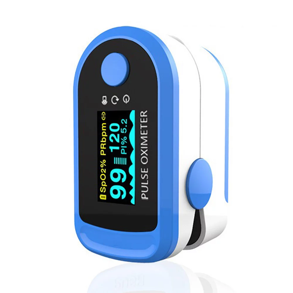 Fingertip Pulse Oximeter Blood Oxygen SpO2 Sports and Aviation Fingertip Monitor