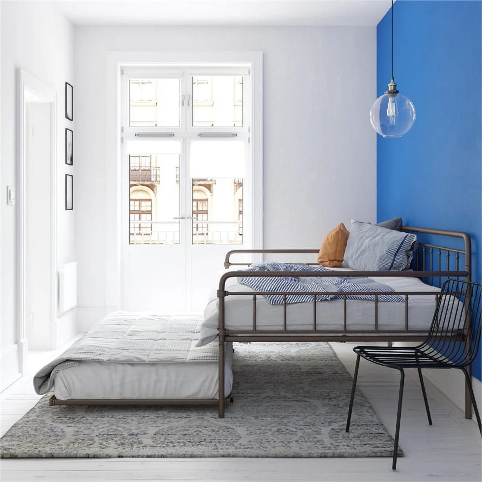 DHP Winston Classic Metal Daybed, Full, Bronze