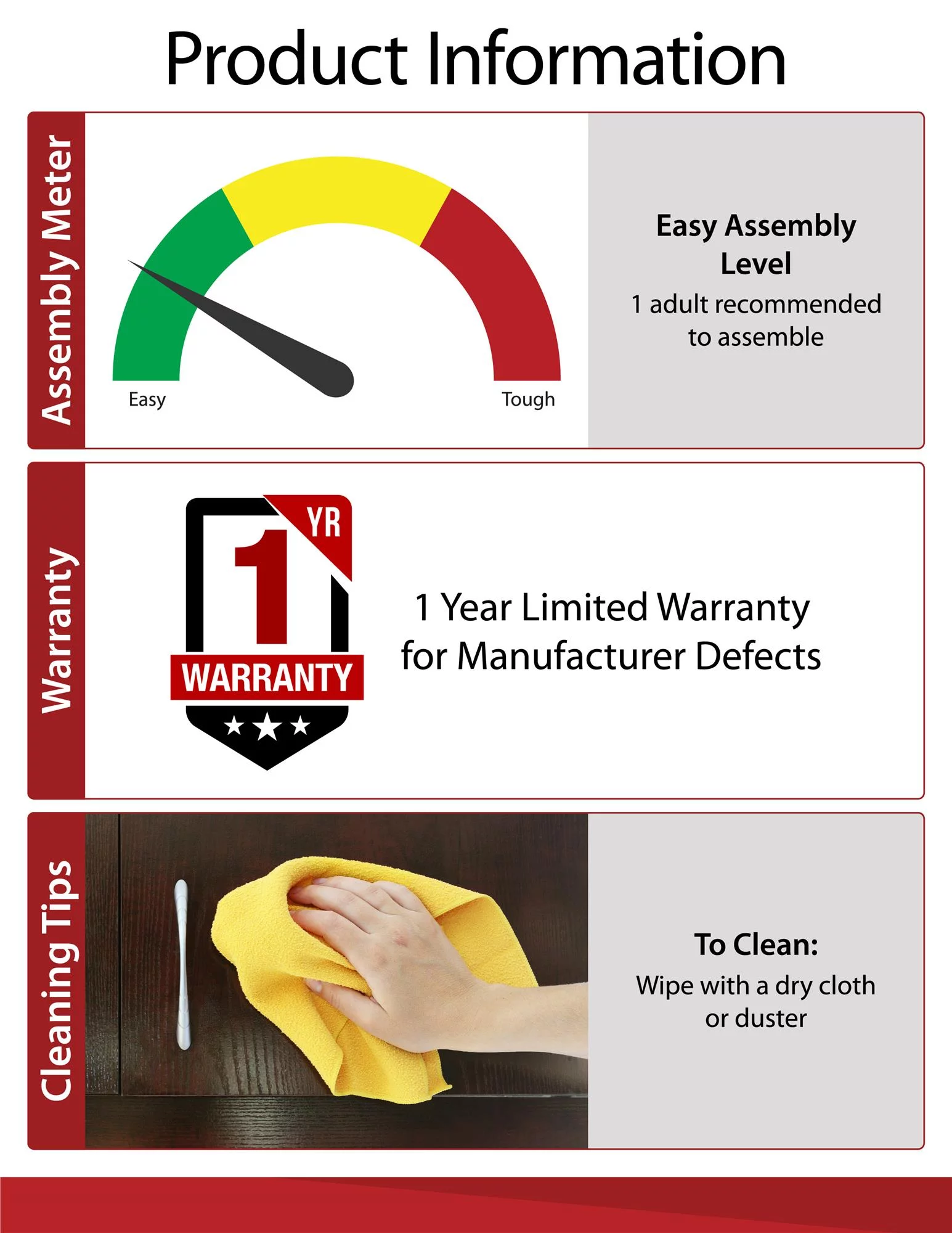 Novogratz Kennedy Accent Table, Gray