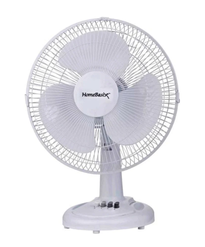 PowerZone F-1230 Oscillating Table Fan with 3-Speed, 12