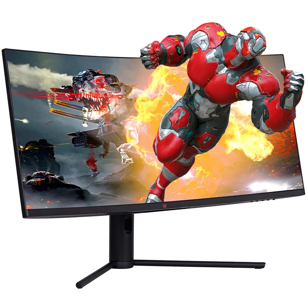 Restored Deco Gear VIEW304 34 inch 3440x1440 21:9 Ultrawide Curved Monitor 144Hz HDR10 4000:1 6ms 99% sRGB (Refurbished)