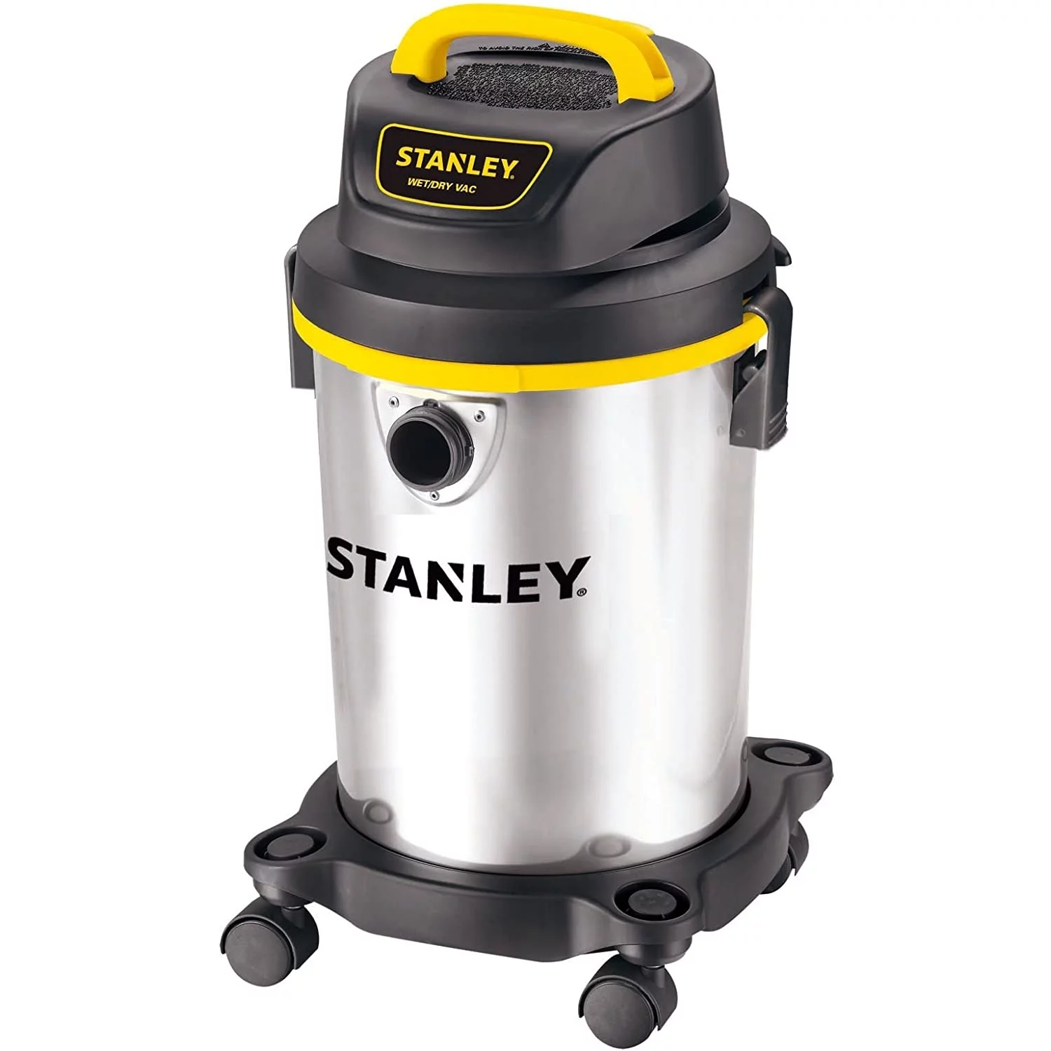 Stanley SL18129 Portable Stainless Steel 4 Gallon Wet Dry Floor Vacuum Cleaner