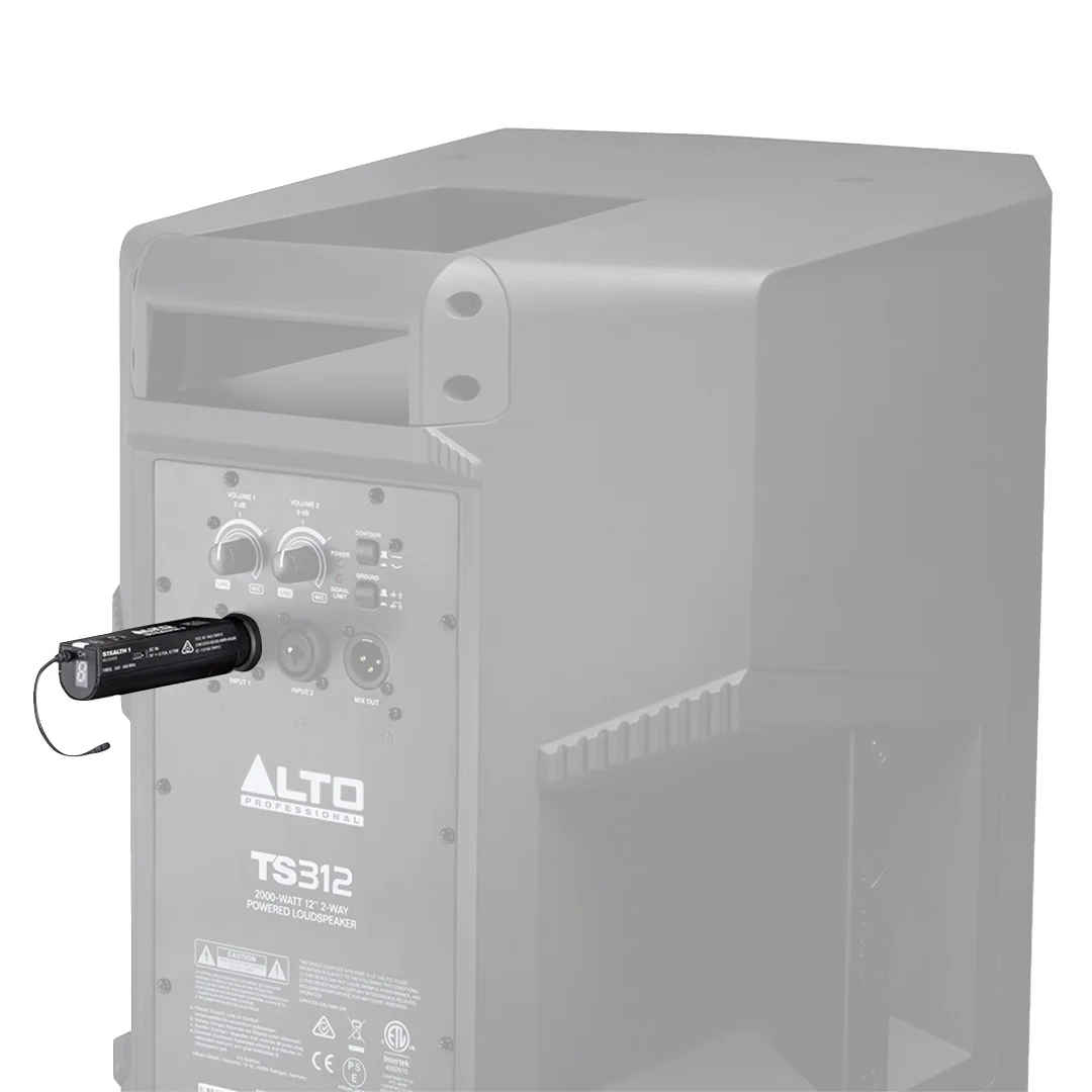 Alto Professional STEALTH1XNA Mono UHF Wireless System with Case Package