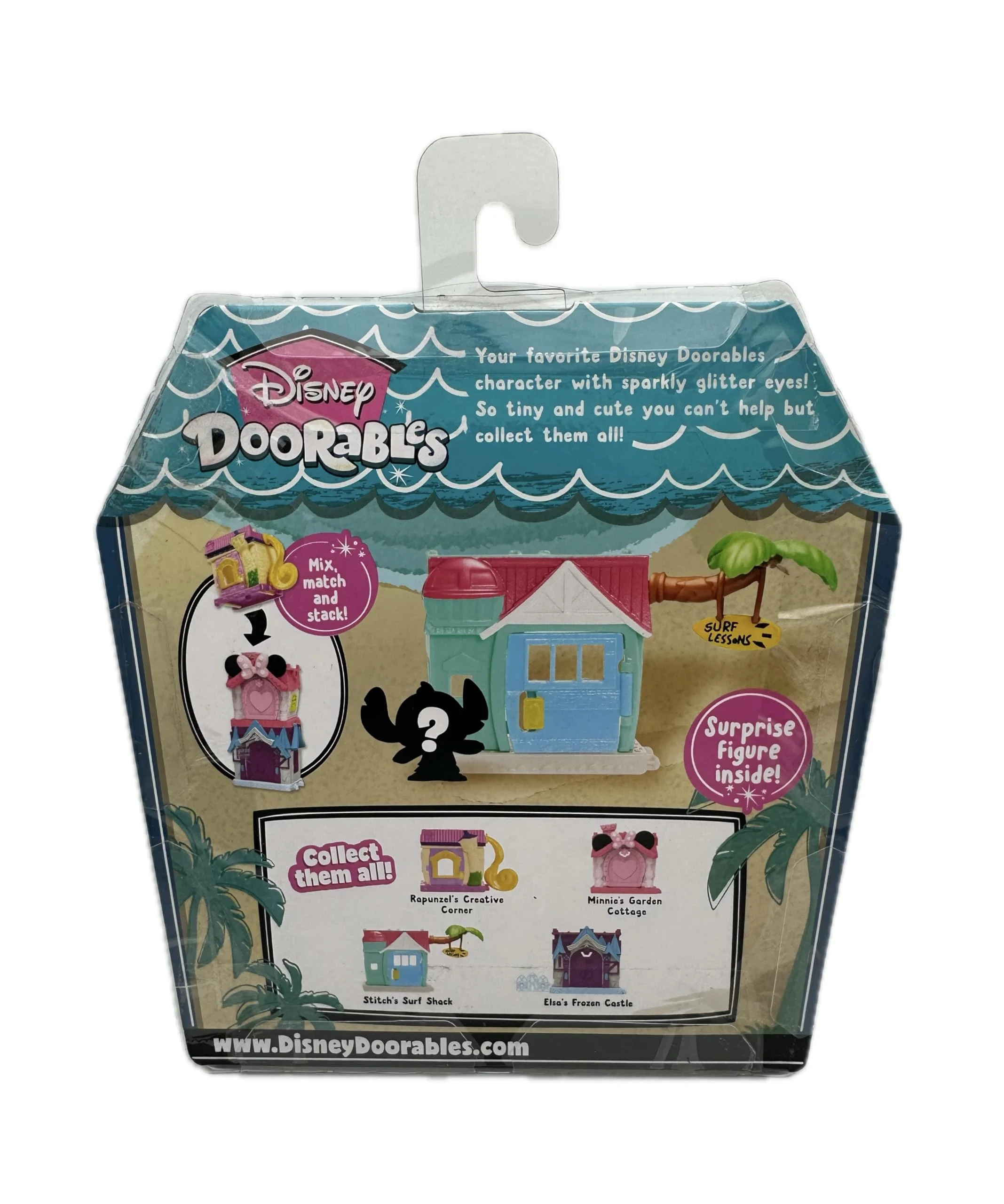 Disney Doorables Mini Playset Stitch’s Surf Shack, Ages 5 +