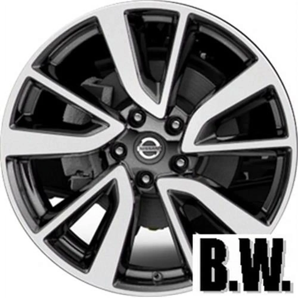 19x7 in Wheel for Nissan ROGUE 2017-2020 BLACK Reconditioned Aluminum Rim