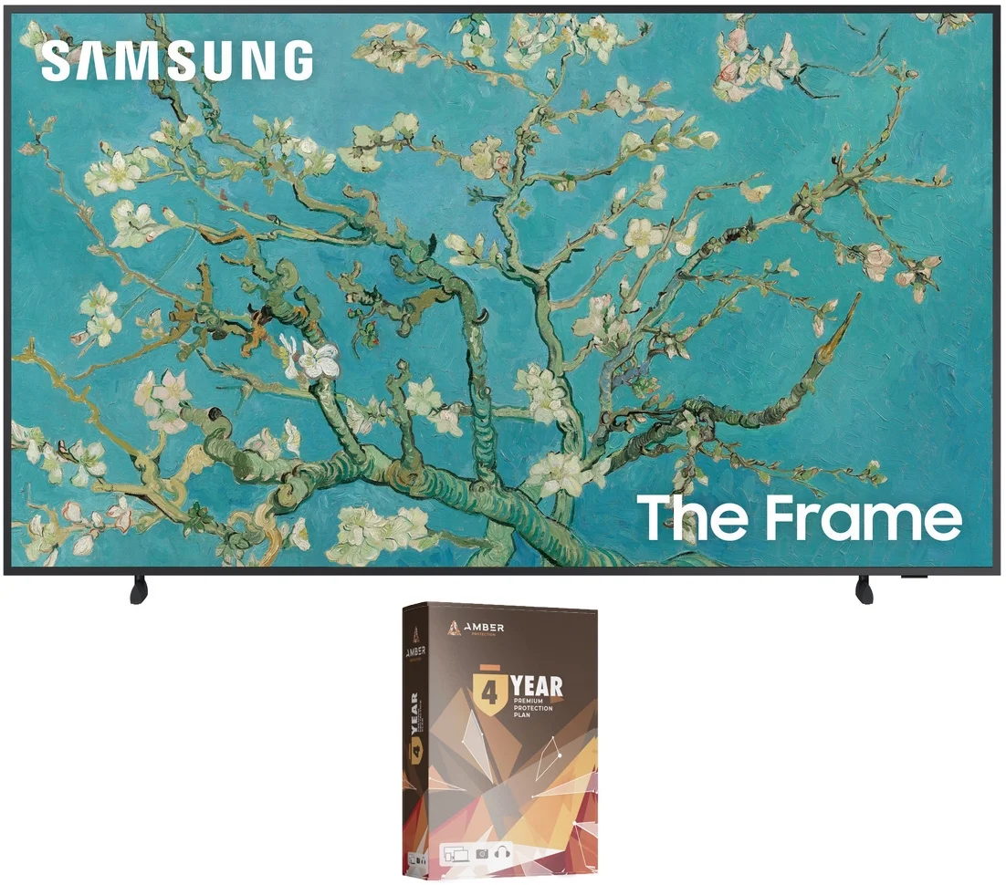 Samsung QN50LS03BAFXZA 50 Inch The Frame 4K UltraHD Smart QLED TV with an Additional 4 Year Extended Amber Protection (2022)