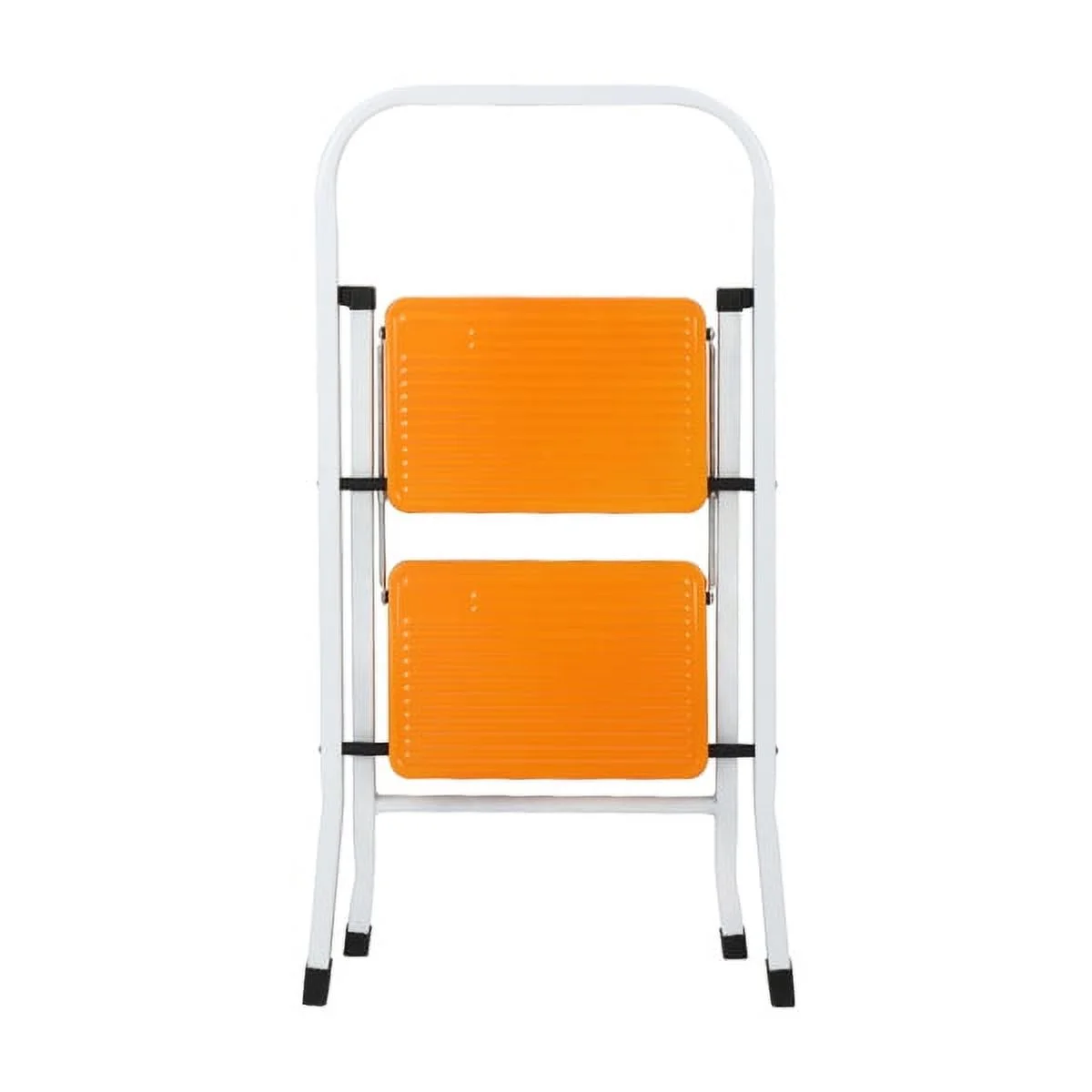 2 Step Ladder Folding Step Stool Steel Anti-Slip Sturdy Wide Pedal – Holds up to 330 pounds