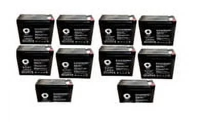 SPS Brand 12V 10Ah Replacement Battery (SG12100T2) for SHOPRIDER ECHO 3 SL73 (10 Pack)