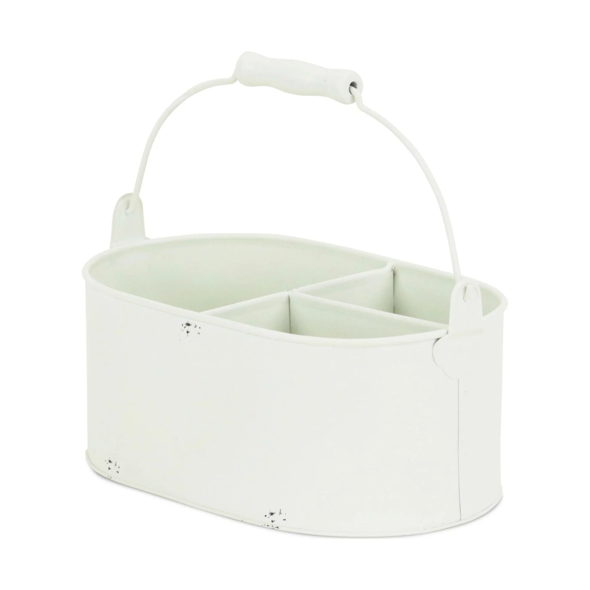 Cheung's Metal Pot with 3 Separated Sections 10.75L 6W 4.5H