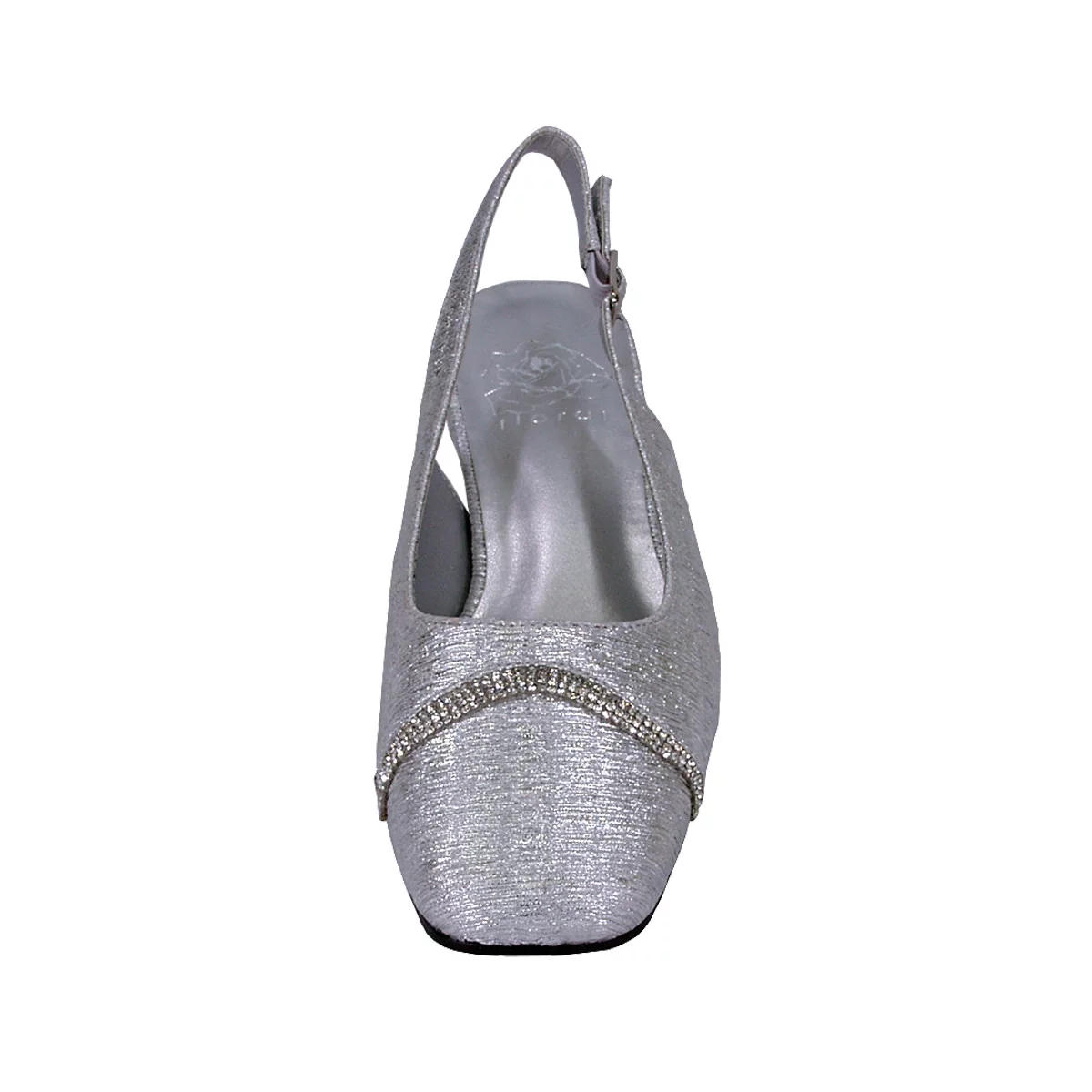 FLORAL Lena Women Extra Wide Width Low Heel Slingback