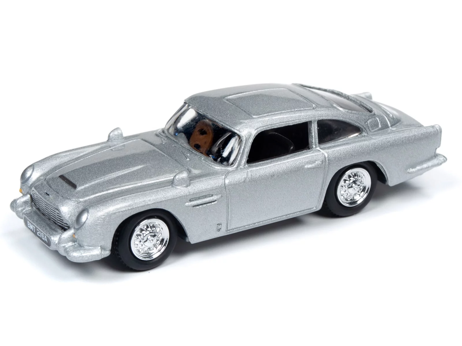 1964 Aston Martin DB5 Silver Birch & Collectible Tin Display 