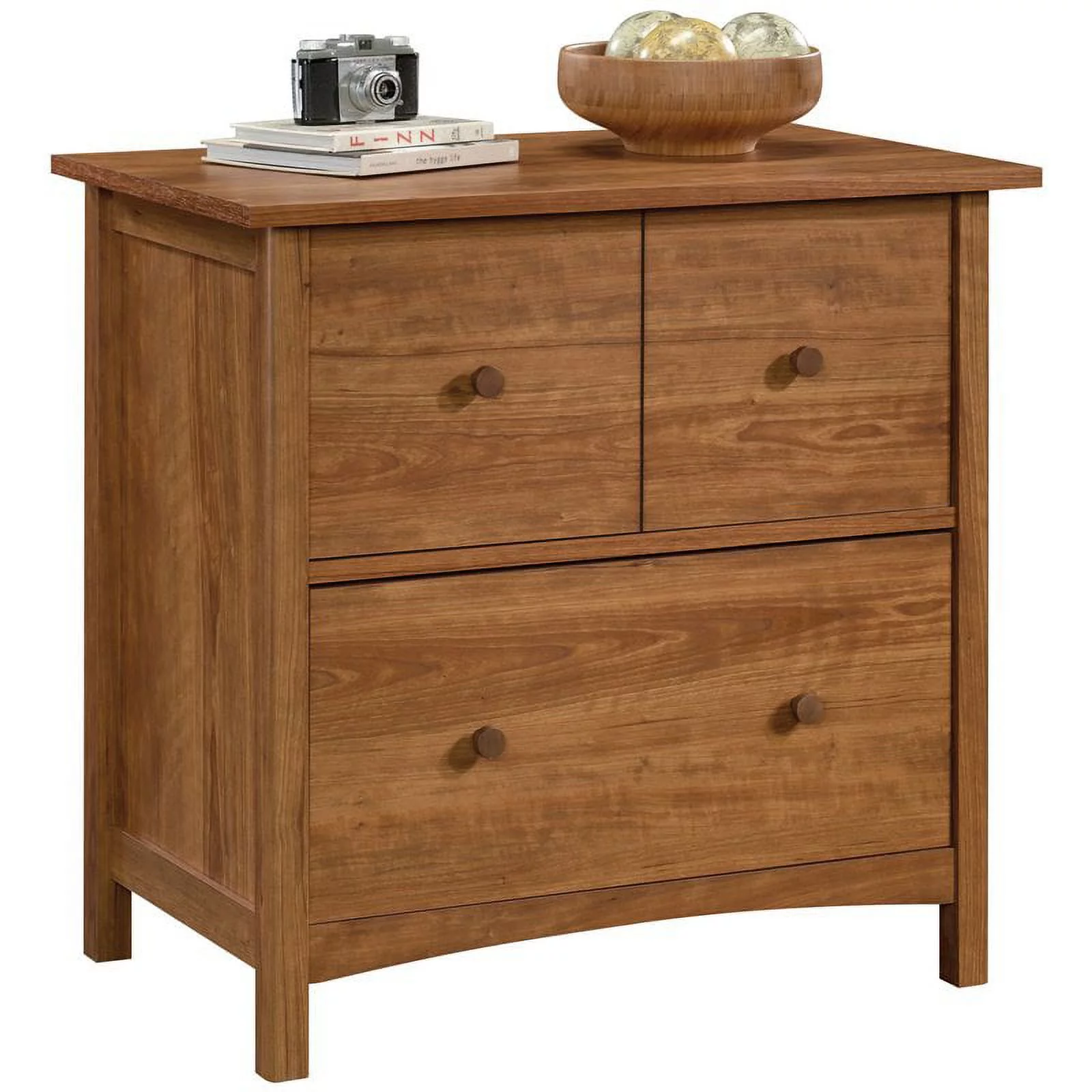 Sauder Union Plain Lateral File, Prairie Cherry Finish