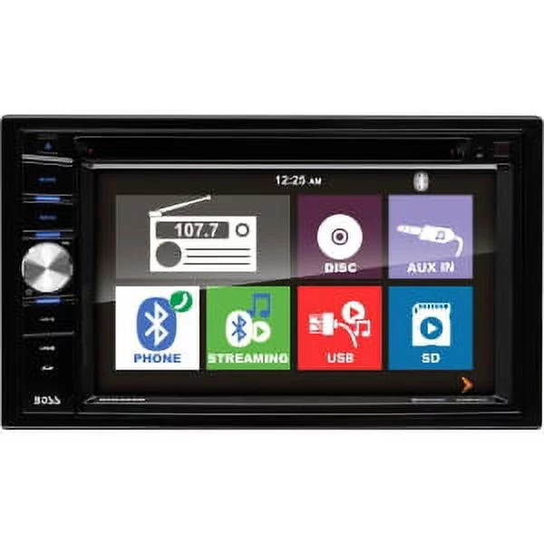Boss Audio BV9366B Double DIN DVD/CD/USB/SD Player 6.2