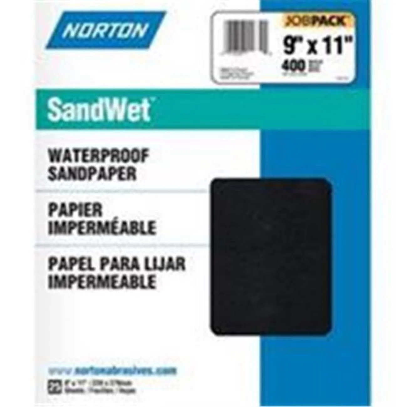 Norton 9 X 11 Wet/Dry Job Pack 400 1224
