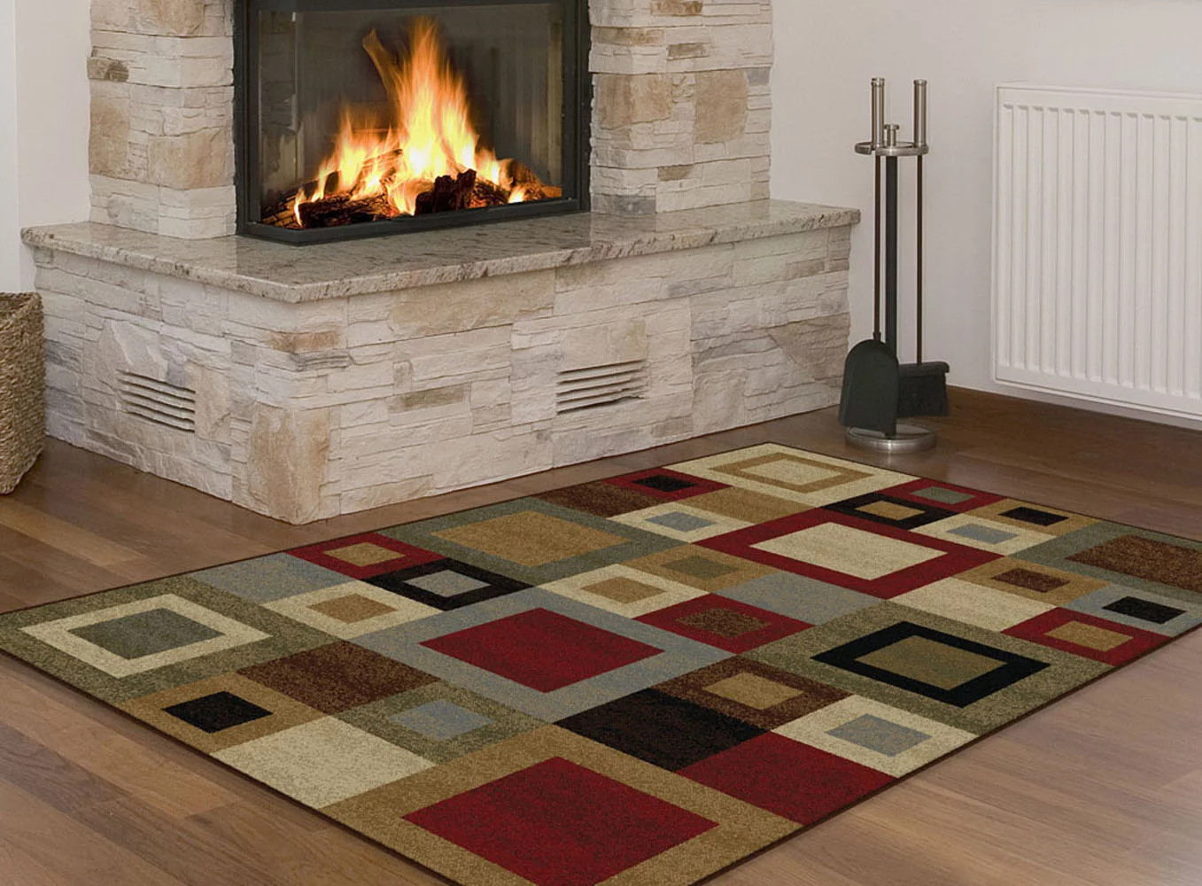 Tayse Elegance Area Rug 5410 MULTI Contemporary Multi 5' x 7' , 1' 8