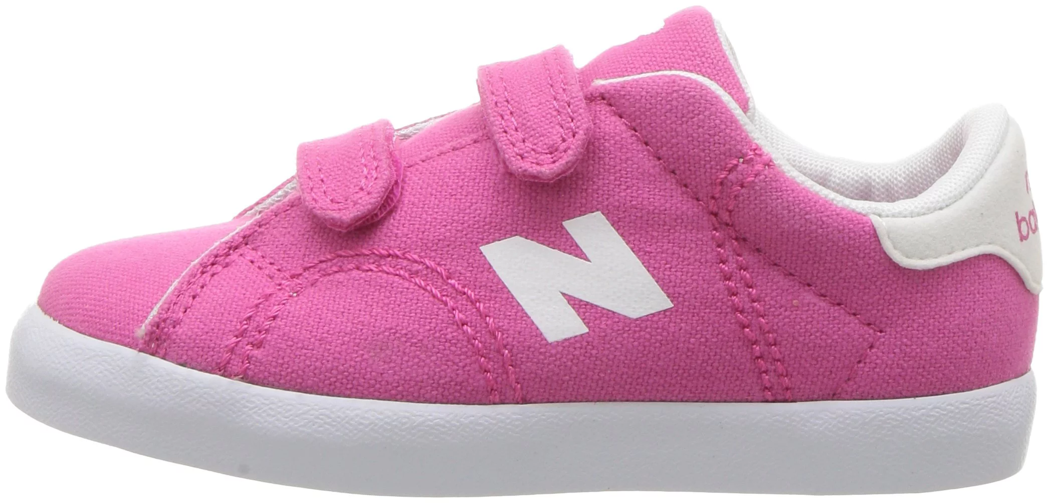 New Balance KVCRTPWI: Court Hook & Loop Pink White Sneaker (7 M US Toddler, Pink White)